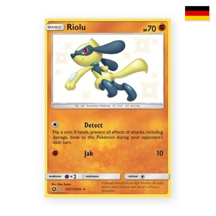 Riolu (HIF SV21) - Deutsch