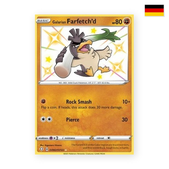 Galarian Farfetch'd (SHF SV63) - Deutsch