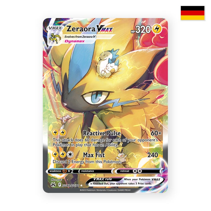 Zeraora VMAX (CRZ GG42) - Deutsch