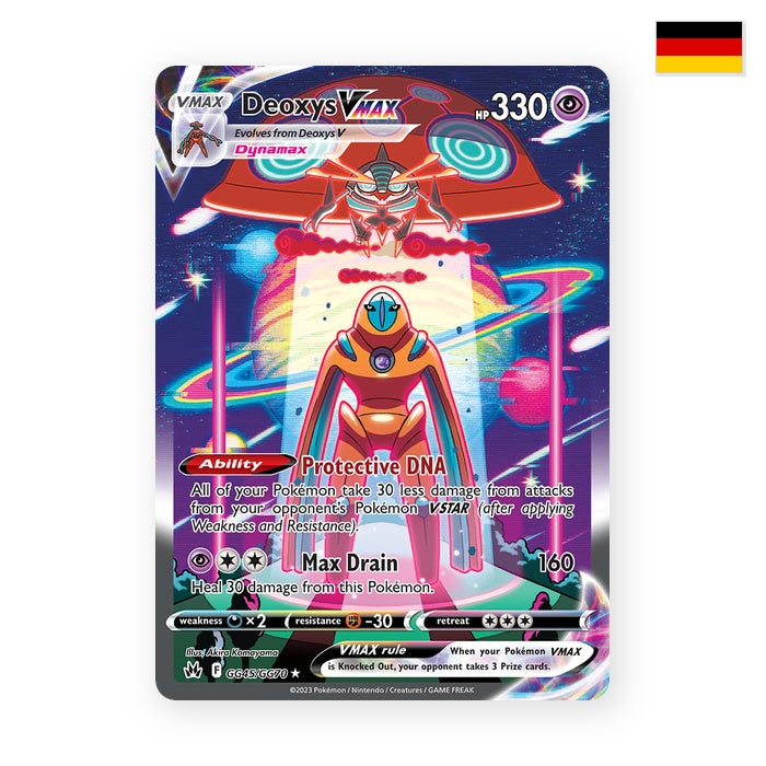 Deoxys VMAX (CRZ GG45) - Deutsch