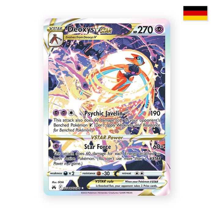 Deoxys VSTAR (CRZ GG46) - Deutsch