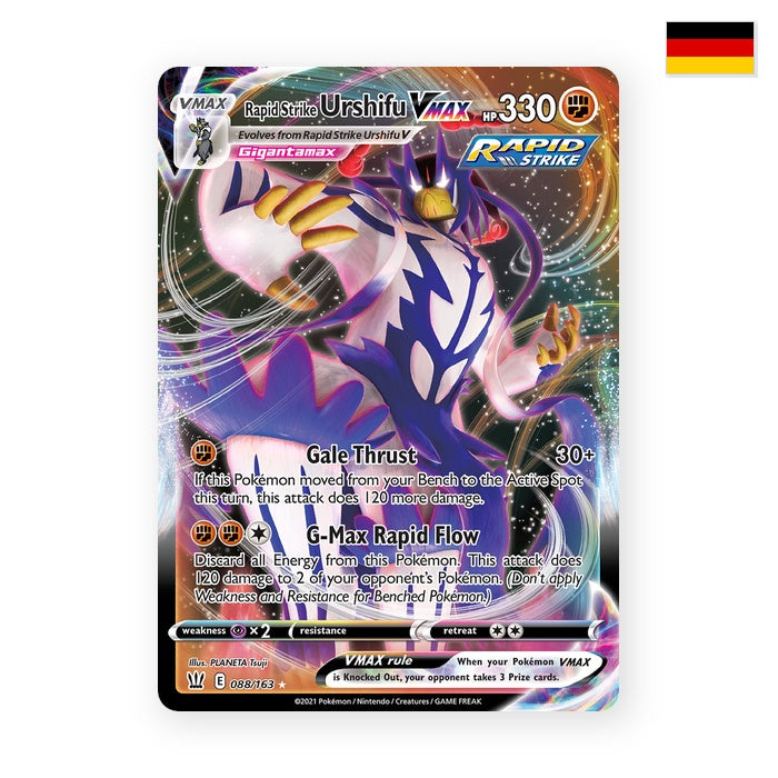 Fließender-Angriff-Wulaosu VMAX (BST 88) - Deutsch