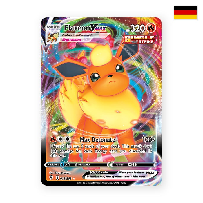 Flamara VMAX (EVS 018) - Deutsch