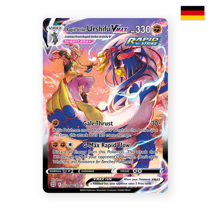 Fließender-Angriff-Wulaosu VMAX (BRS TG21) - Deutsch