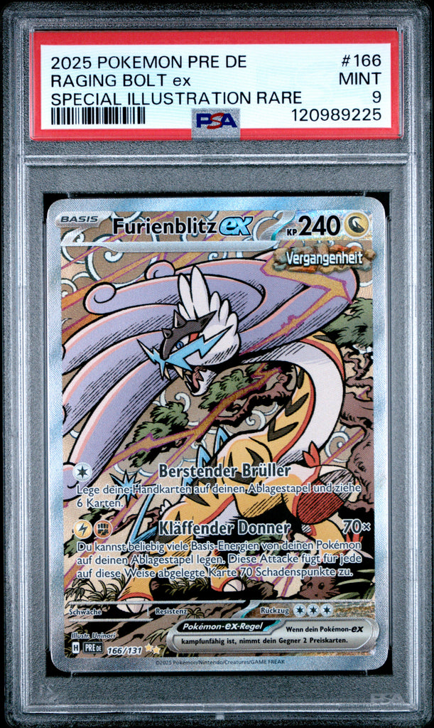 Raging Bolt EX 2025 166 German PSA 9