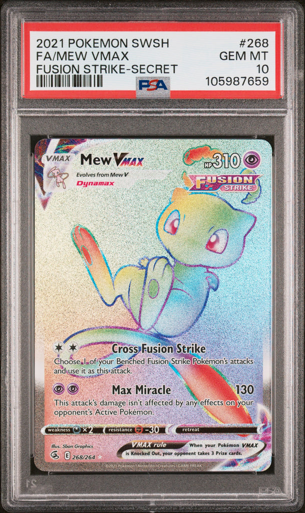 Mew VMAX 2021 268 PSA 10 - Englisch
