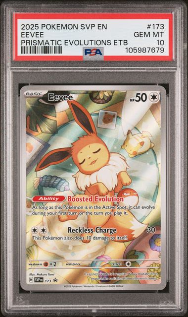 Eevee 2025 173 PSA 10 - Englisch
