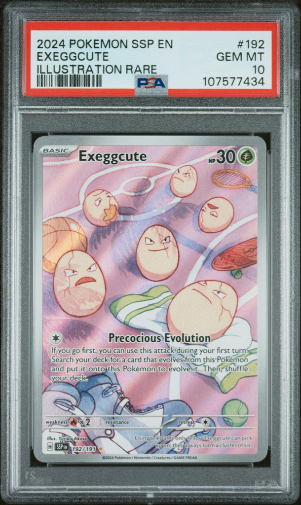 Exeggcute 2024 192 PSA 10 - Englisch