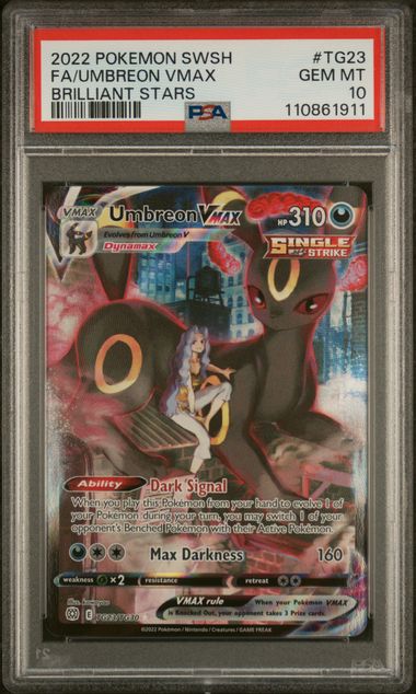Umbreon VMAX 2022 TG23 PSA 10 - Englisch
