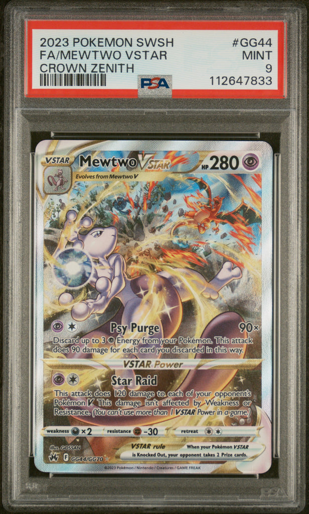 Mewtwo VSTAR 2023 GG44 PSA 9 - Englisch