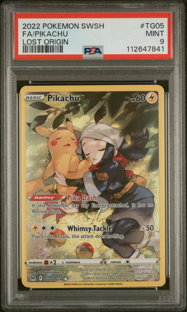 Pikachu 2022 TG05 PSA 9 - Englisch