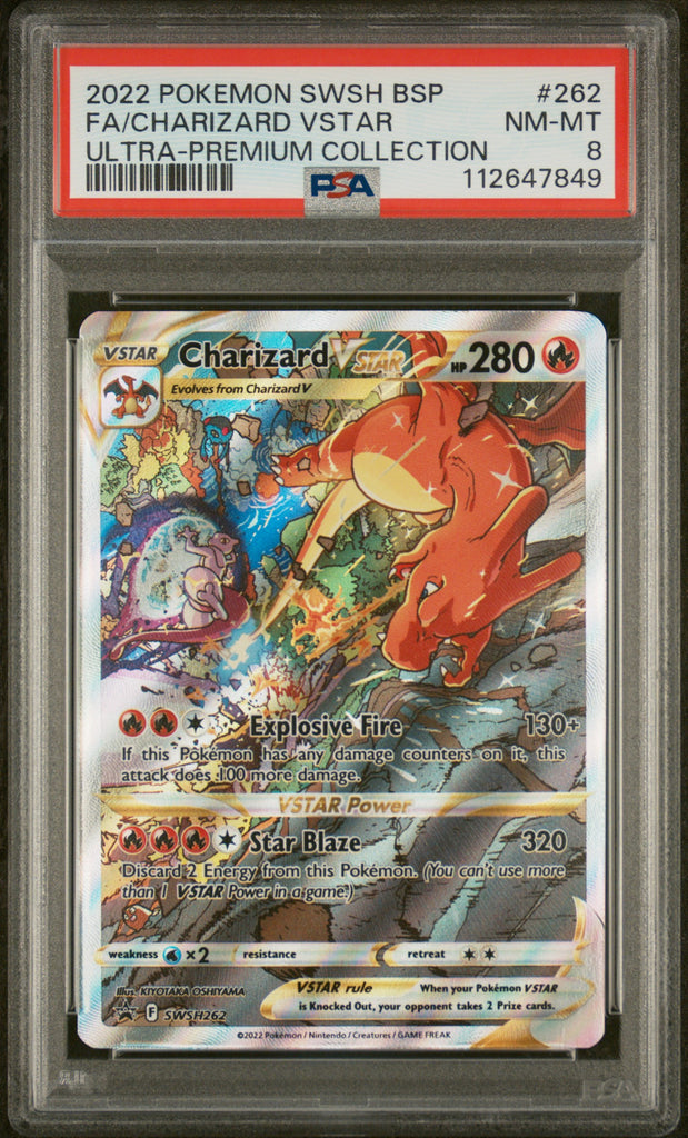 Charizard STAR 2022 262 PSA 8 - Englisch
