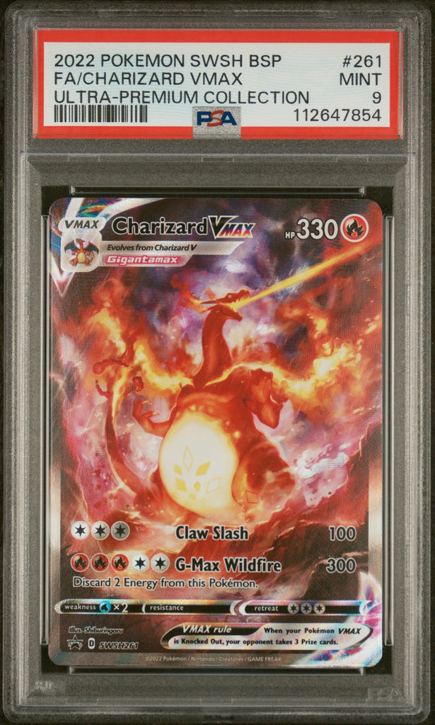 Charizard VMAX 2022 261 PSA 9 - Englisch