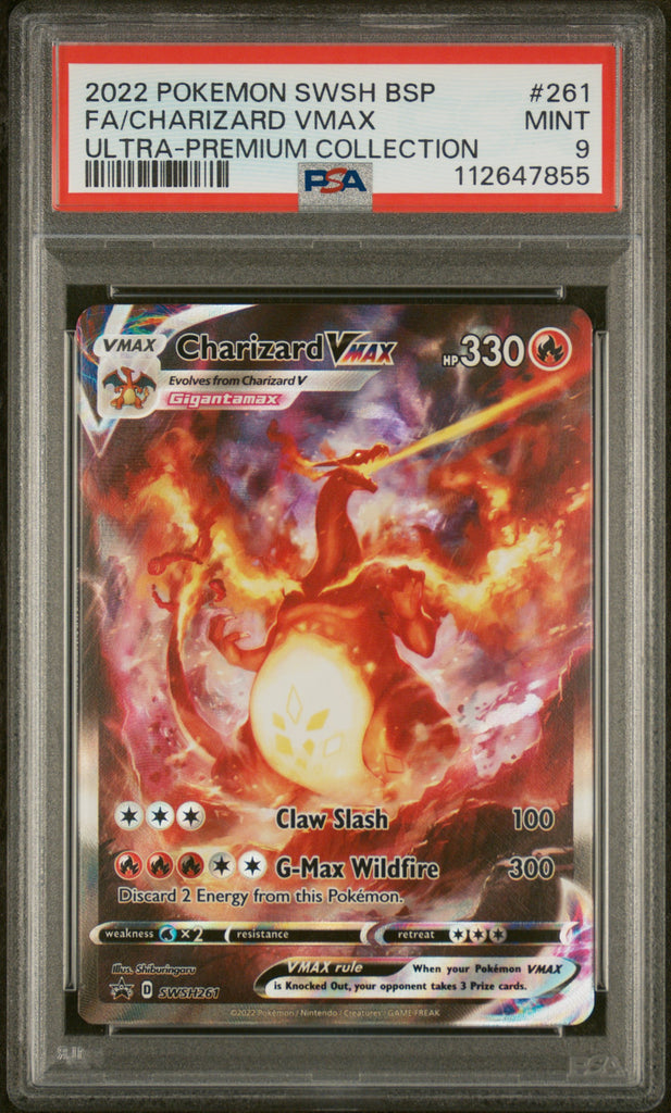 Charizard VMAX 2022 261 PSA 9 - Englisch