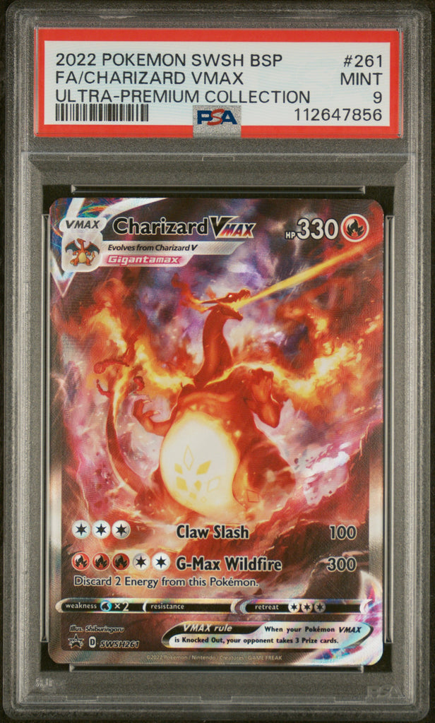 Charizard VMAX 2022 261 PSA 9 - Englisch