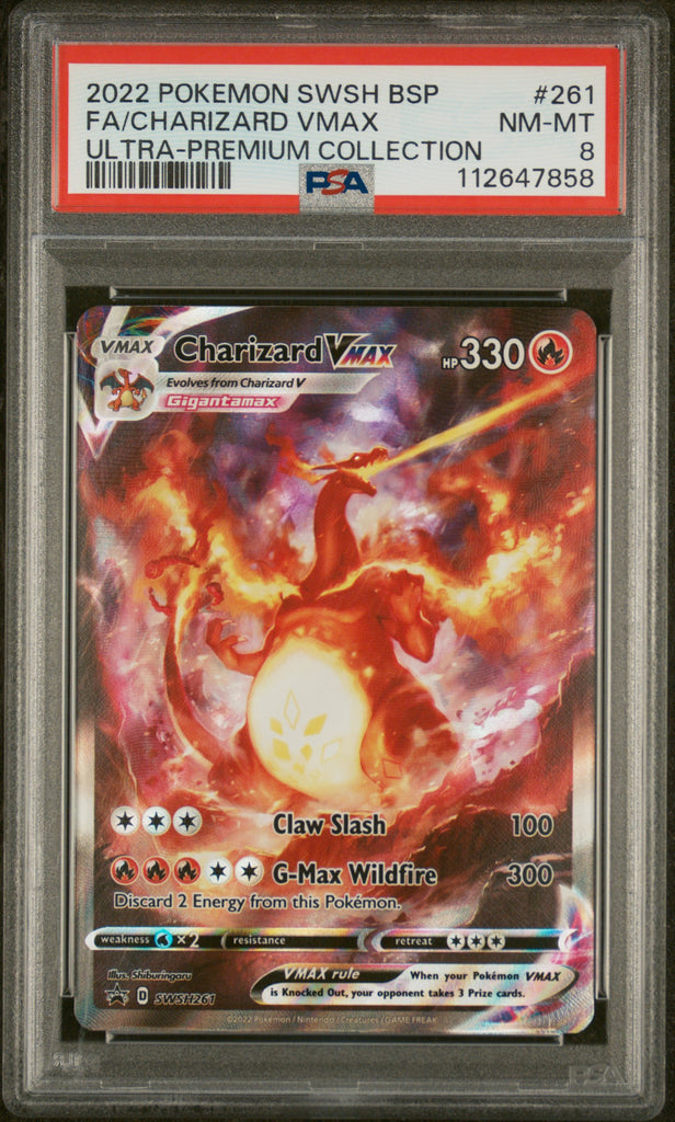 Charizard VMAX 2022 261 PSA 8 - Englisch