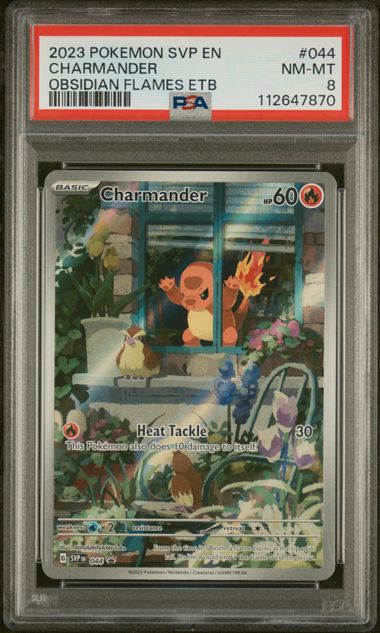 Charmander 2023 044 PSA 8 - Englisch