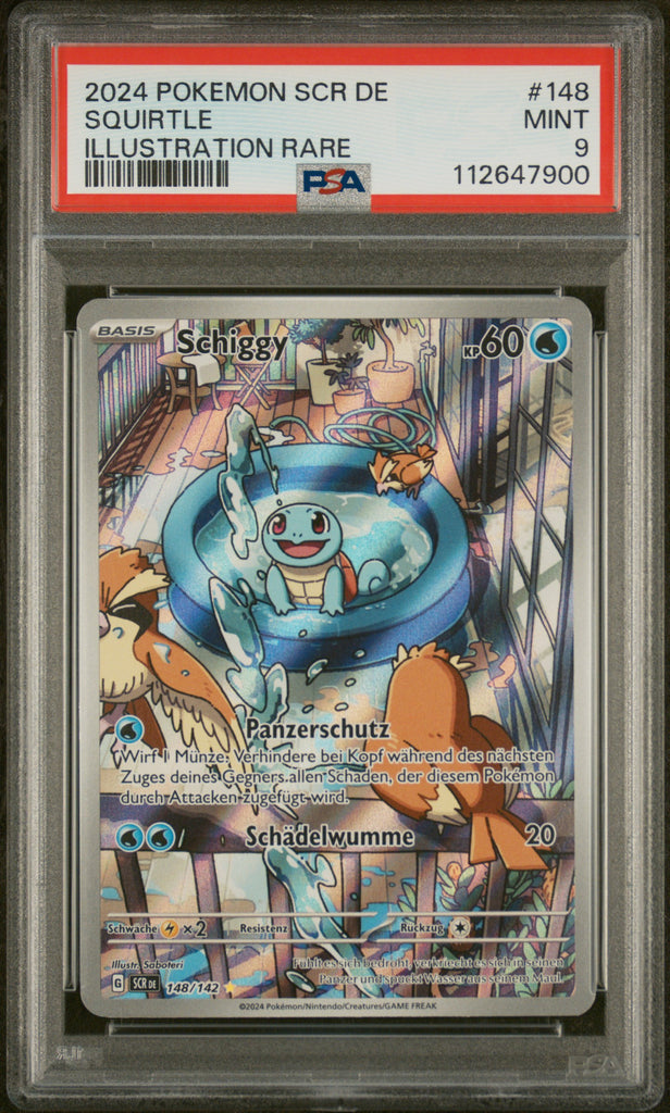Squirtle 2024 148 PSA 9 - Deutsch