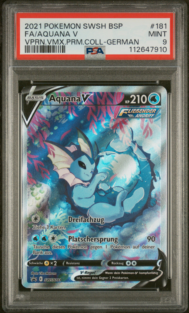 Aquana V 2021 181 PSA 9 - Deutsch