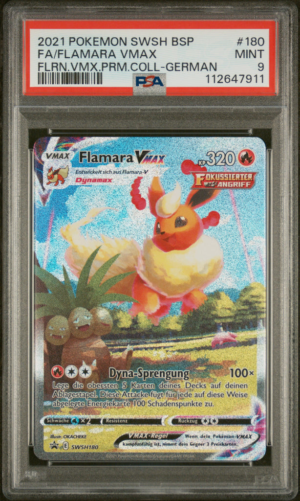 Flamara VMAX 2021 180 PSA 9 - Deutsch