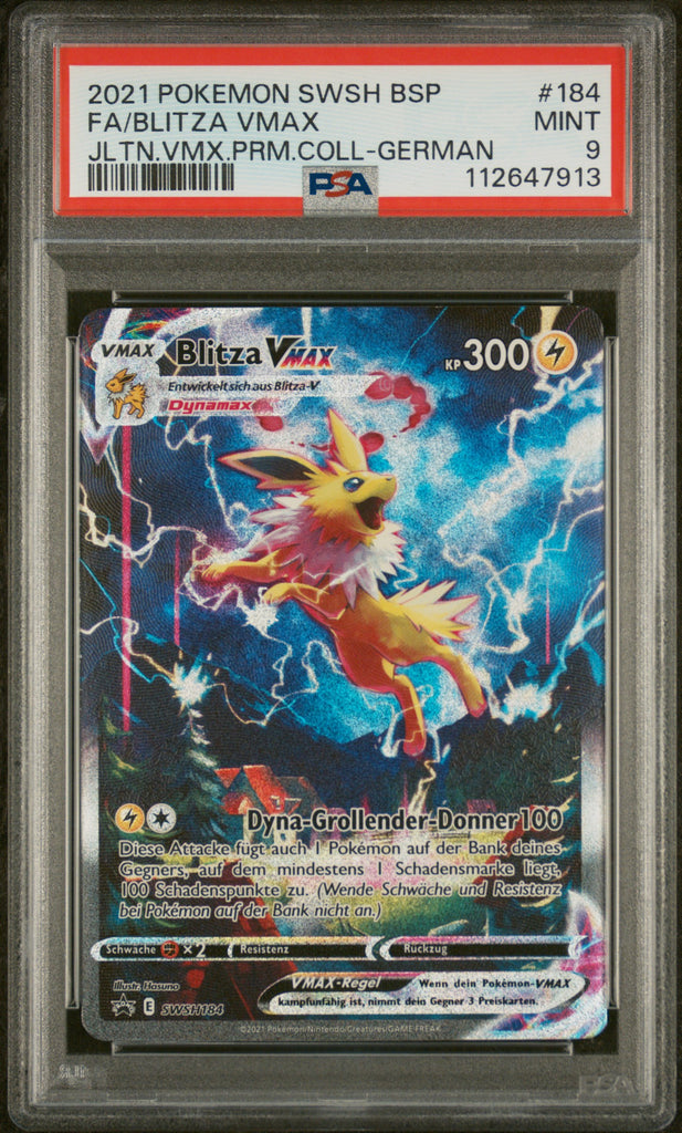 Blitza VMAX 2021 184 PSA 9 - Deutsch