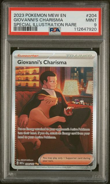 Giovanni's Charisma 2023 204 PSA 9 - Englisch