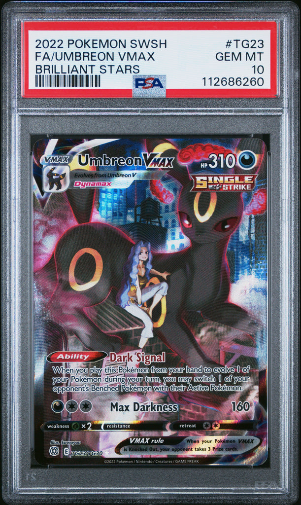 Umbreon VMAX 2022 TG23 PSA 10 - Englisch