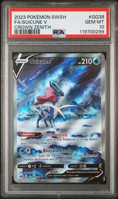 Suicune V 2023 GG38 PSA 10 - Englisch