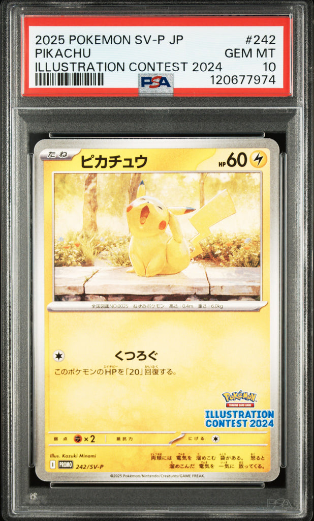 Pikachu 2025 242 PSA 10 - Japanisch