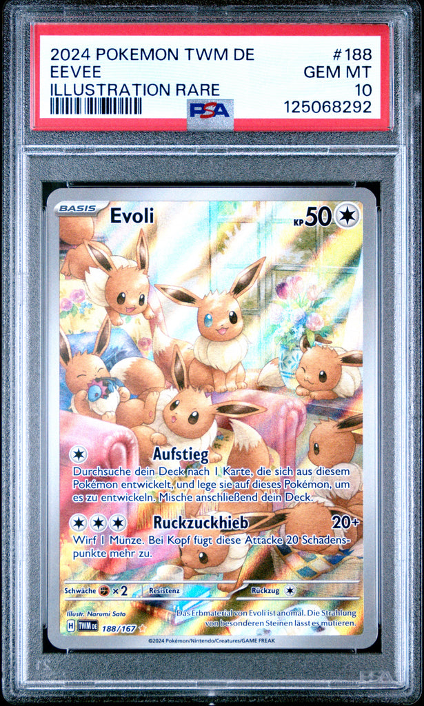 Eevee 2024 188 PSA 10 - Deutsch