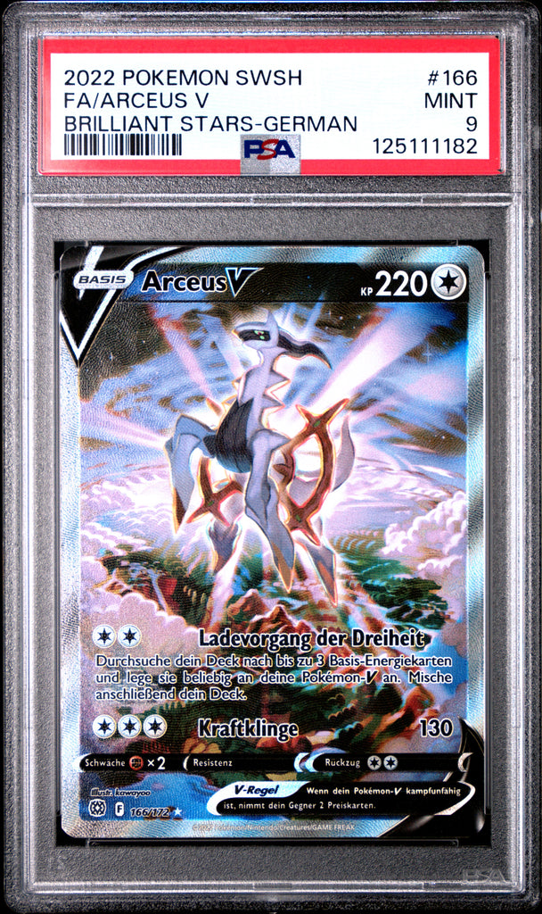 Arceus V 2022 166 PSA 9 - Japanisch