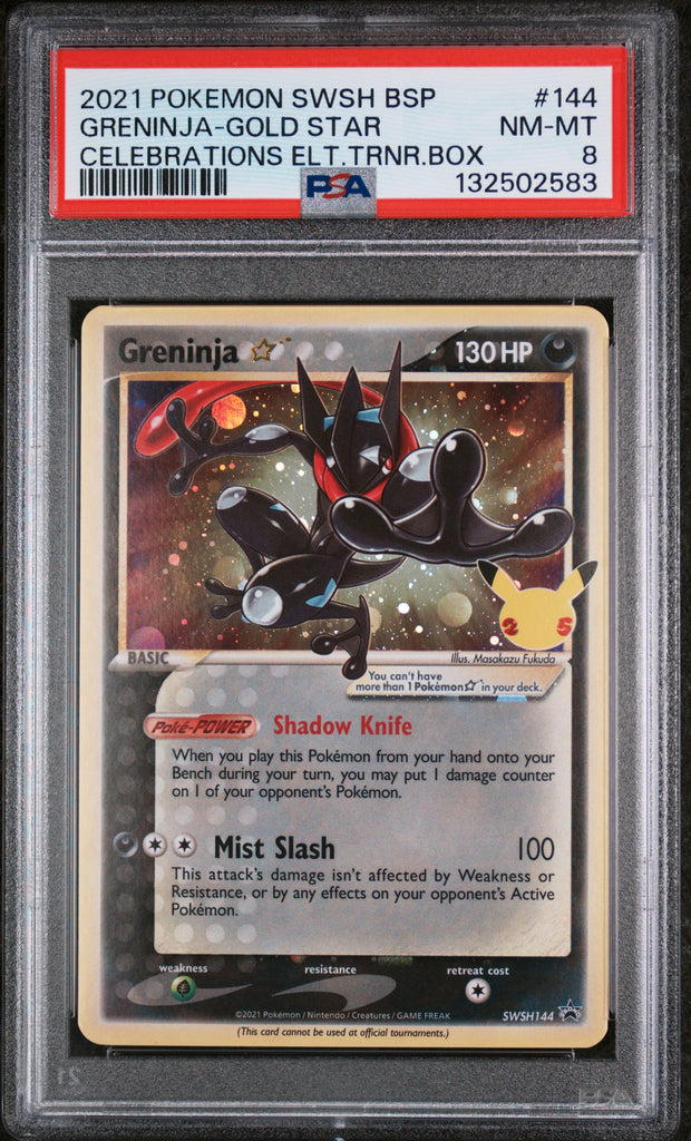 Greninja 2021 144 PSA 8 - Englisch