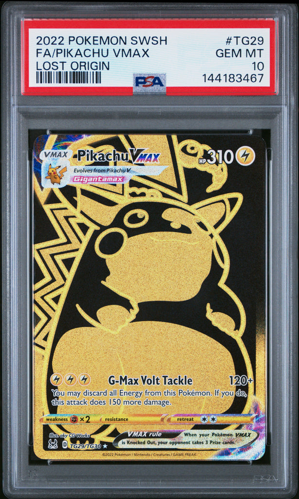 Pikachu VMAX 2022 TG 29 PSA 10 - Japanisch