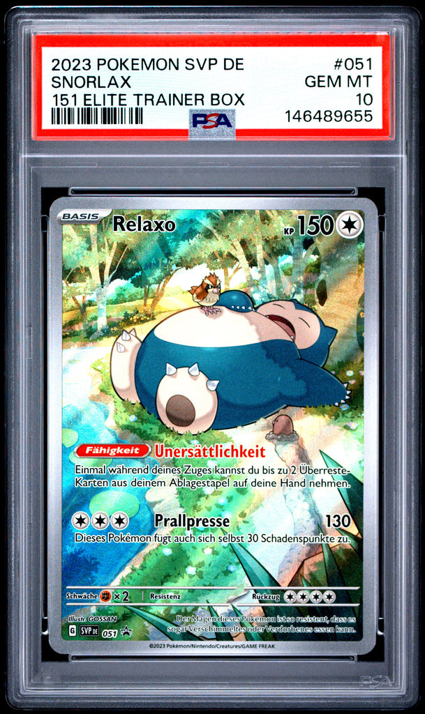 Relaxo 2023 51 PSA 10 (POP 30) - Deutsch