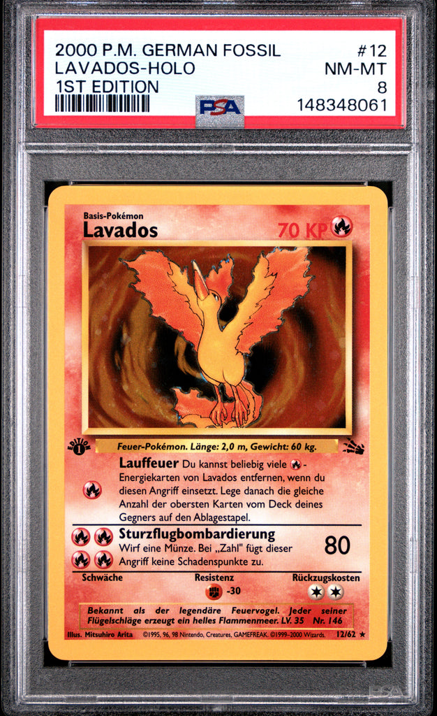 Lavados 1st Edition 2000 12 PSA 8 - Deutsch