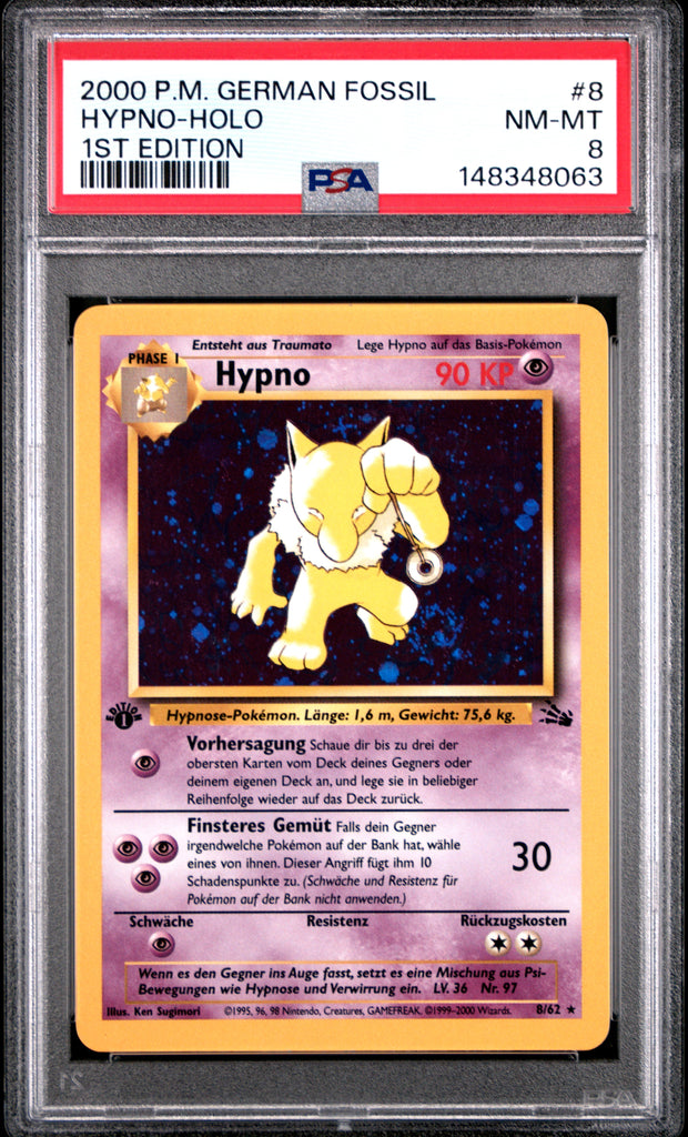 Hypno 1st Edition 2000 8 PSA 8 - Deutsch