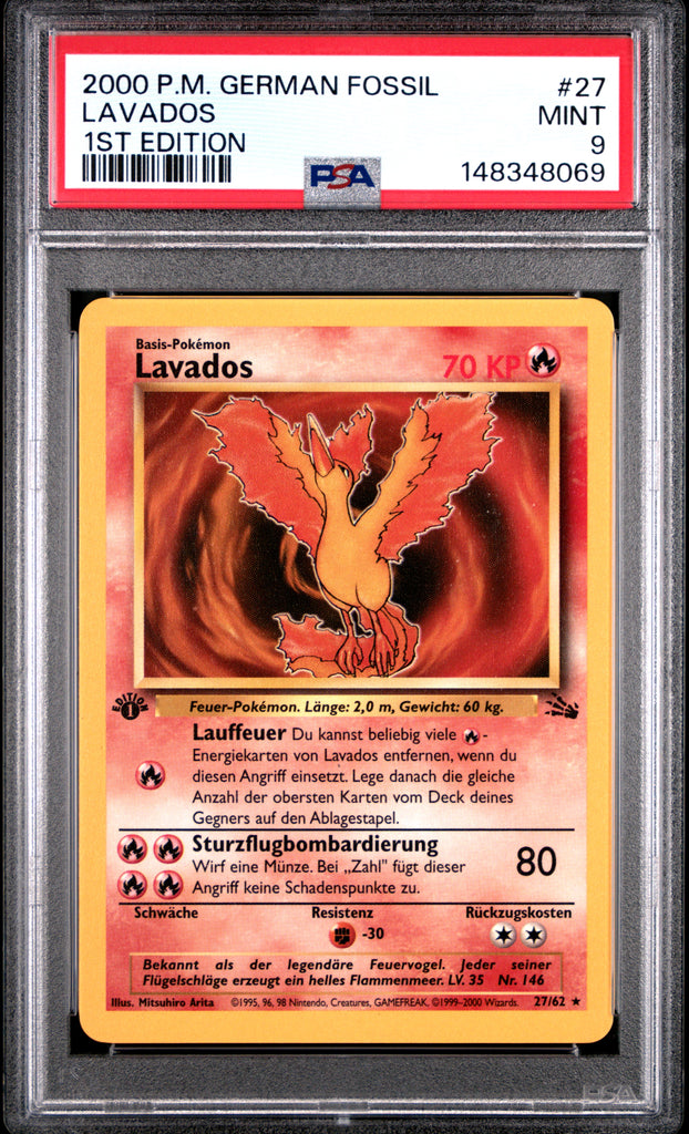 Lavados 1st Edition 2000 27 PSA 9 - Deutsch