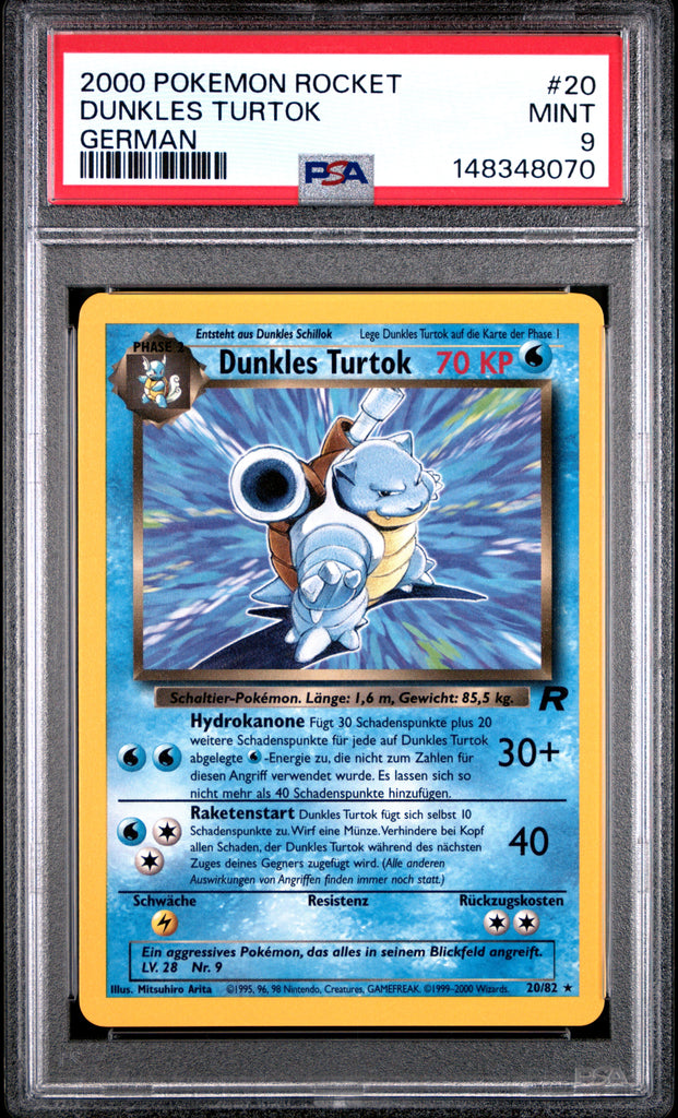 Dunkles Turtok 2000 20 PSA 9 - Deutsch