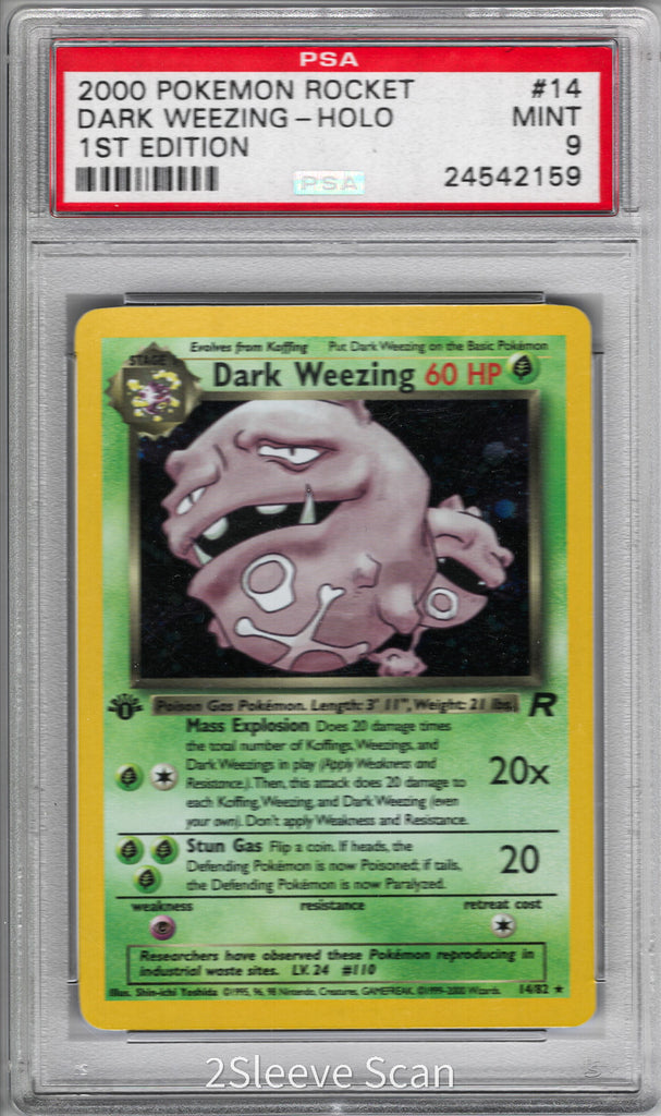 Dark Weezing 2000 14 PSA 9 - Englisch