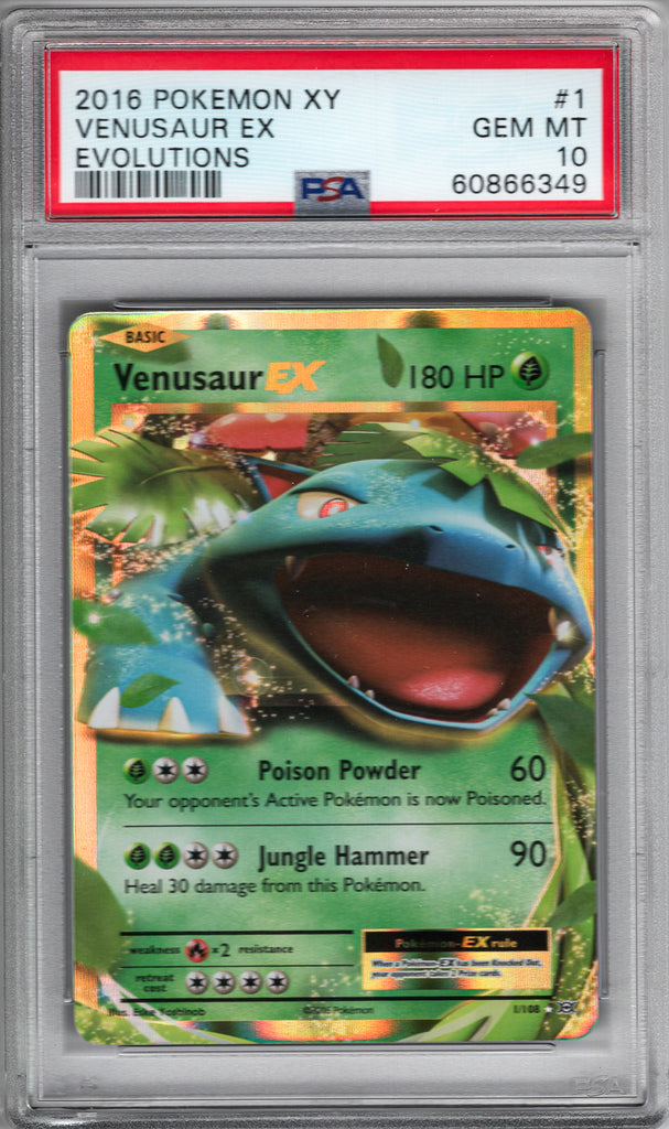 Venusaur EX 2016 1 PSA 10 - Englisch