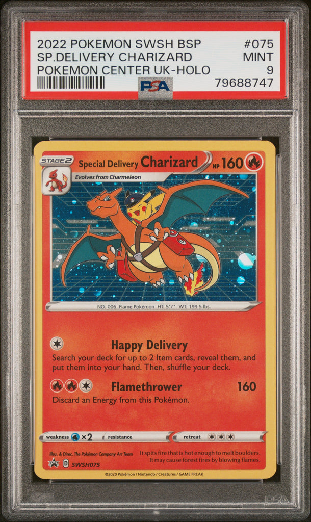 Special Delivery Charizard 2022 75 PSA 9 - Englisch