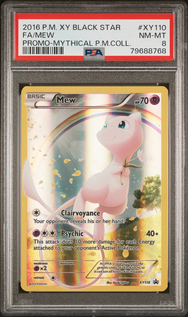 Mew 2016 XY110 PSA 8 - Englisch