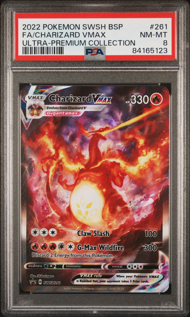 Charizard VMAX 2022 261 PSA 8 - Englisch