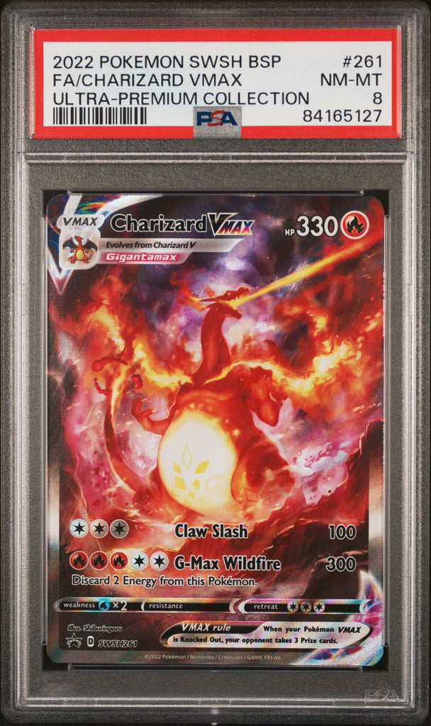 Charizard VMAX 2022 261 PSA 8 - Englisch