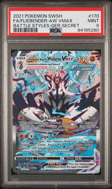 Wulaosu VMAX 2021 170 PSA 9 - Deutsch
