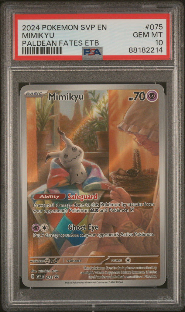 Mimikyu 2024 075 PSA 10 - Englisch