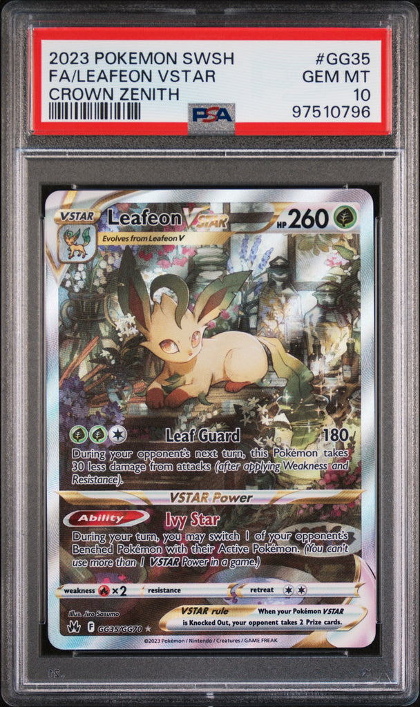 Leafeon VSTAR 2023 GG35 PSA 10 - Englisch